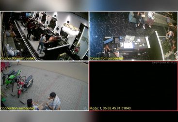 Instalasi CCTV @ Captain Barbershop, Rukan Colosseum, Green Lake City, Cipondoh, Tangerang, Banten