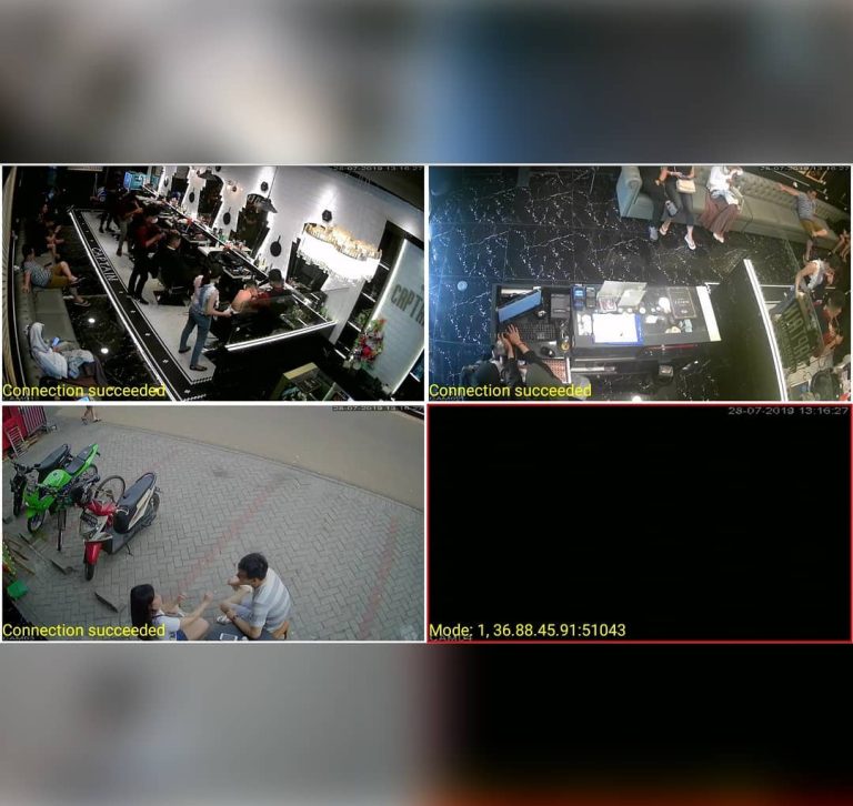 Instalasi CCTV @ Captain Barbershop, Rukan Colosseum, Green Lake City, Cipondoh, Tangerang, Banten