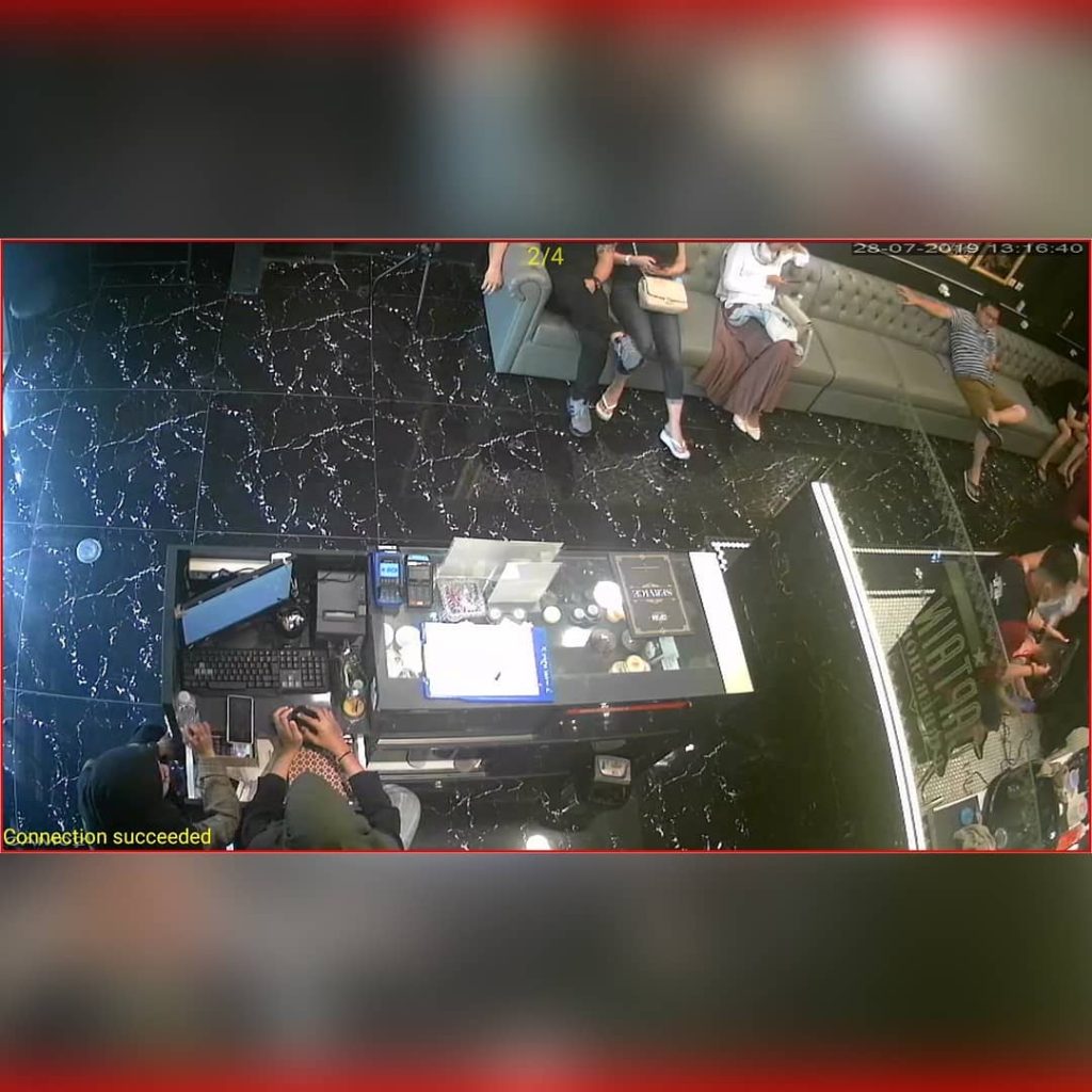 Instalasi CCTV @ Captain Barbershop, Rukan Colosseum, Green Lake City, Cipondoh, Tangerang, Banten
