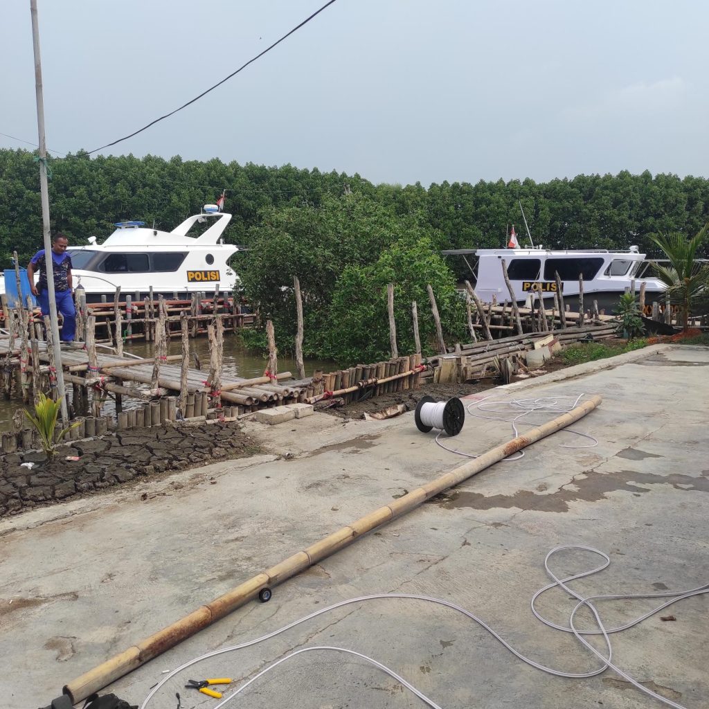 Instalasi CCTV @ Satpolairresta Tangerang, Kronjo, Tangerang, Banten