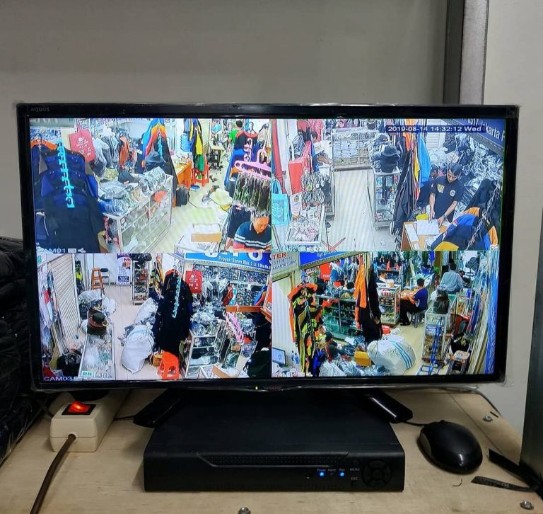 Instalasi CCTV @ UD Hosana, Pasar Senen Blok III, Senen, Jakarta Pusat