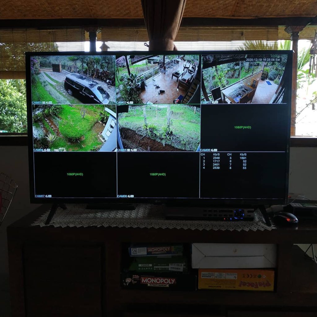 Instalasi CCTV @ Villa Cijeruk, Bogor, Jawa Barat