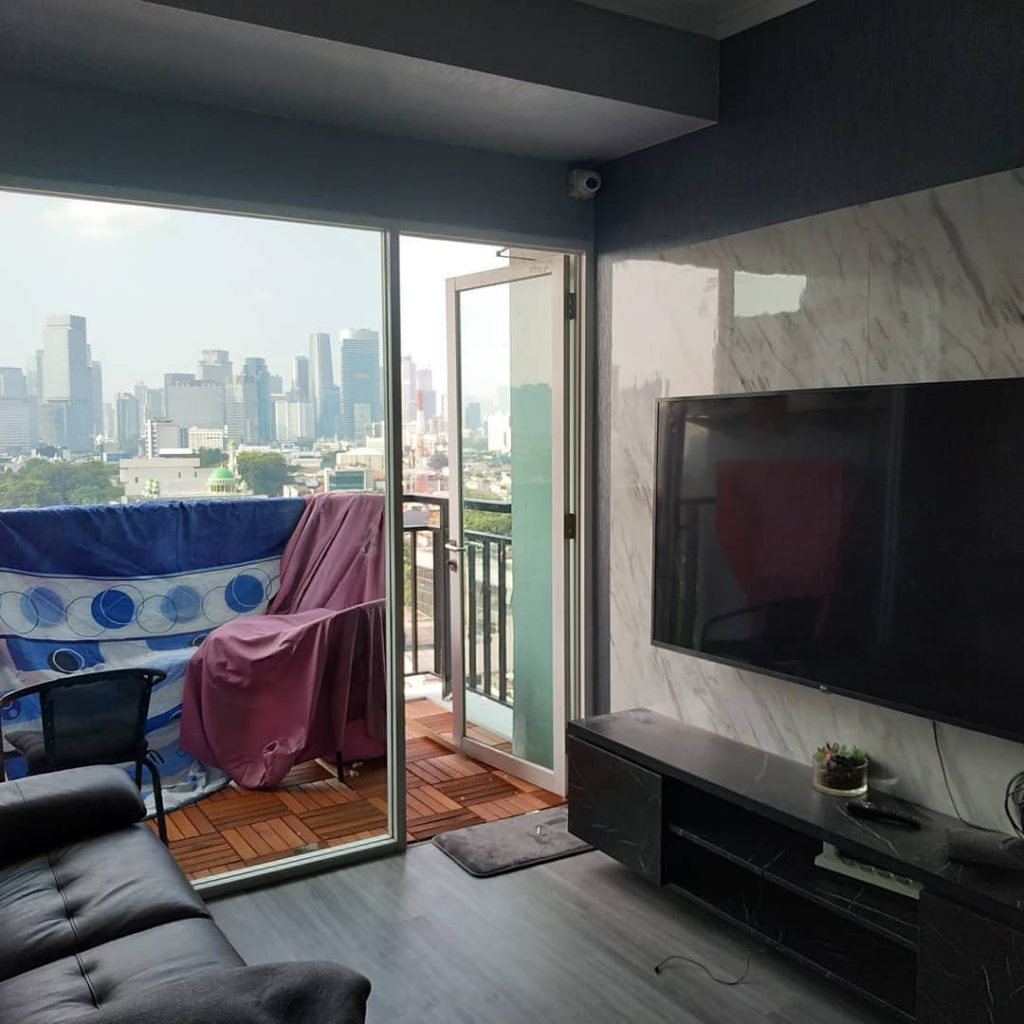 Instalasi CCTV, Meja TV, & TV @ Marbella Kemang Residence, Pela Mampang, Mampang Prapatan, Jakarta Selatan, DKI Jakarta