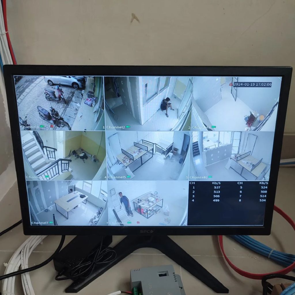 Instalasi CCTV & Networking @ CBD Palm City, Pegadungan, Kalideres, Jakarta Barat, DKI Jakarta