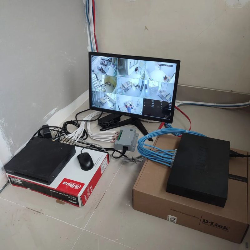 Instalasi CCTV & Networking @ CBD Palm City, Pegadungan, Kalideres, Jakarta Barat, DKI Jakarta