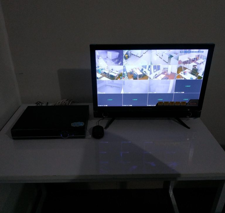 Instalasi CCTV & TV @ Anugrah Ika Mandiri, City Square, Kalideres, Jakarta Barat