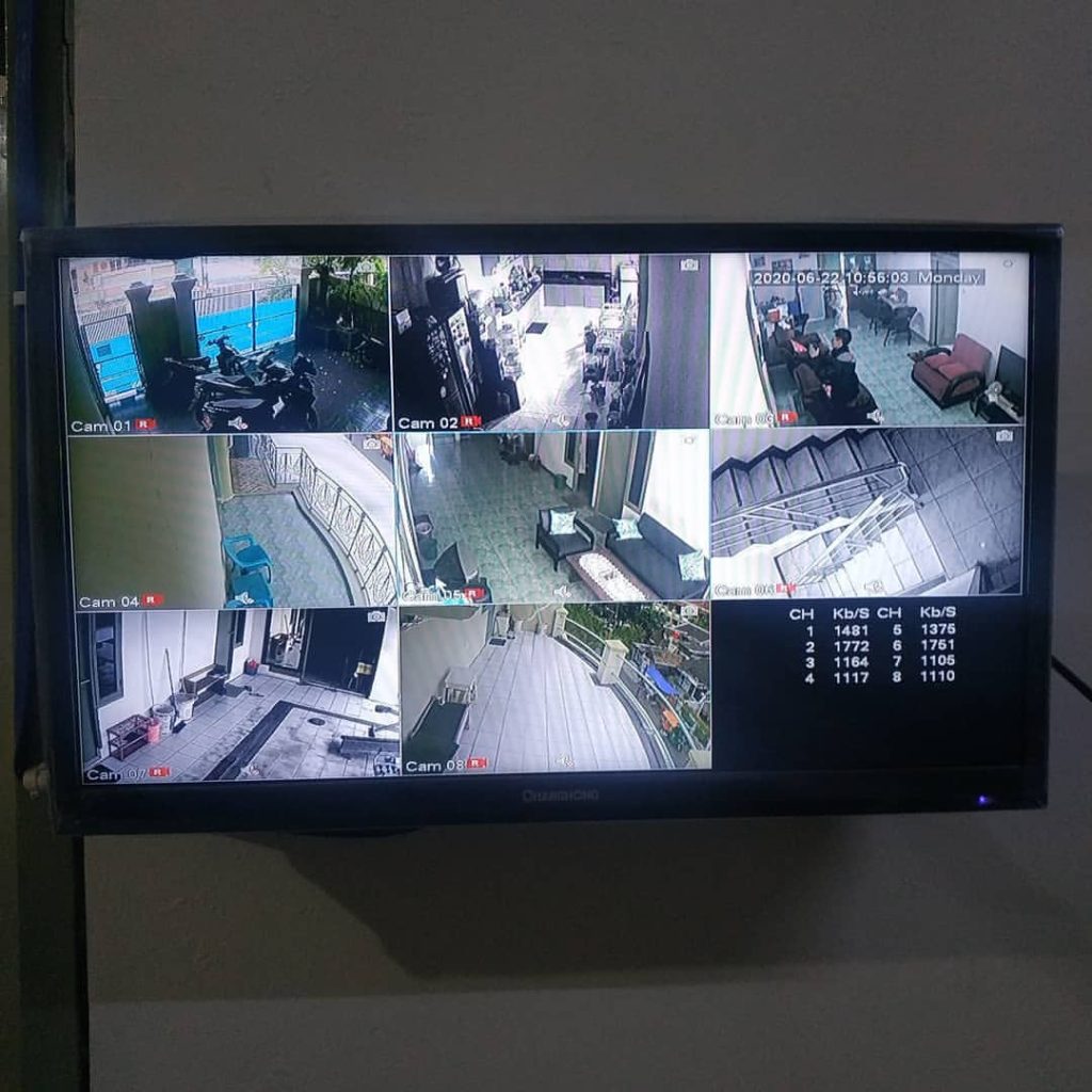 Instalasi CCTV & TV @ Citra Garden 1, Pegadungan, Kalideres, Jakarta Barat, DKI Jakarta