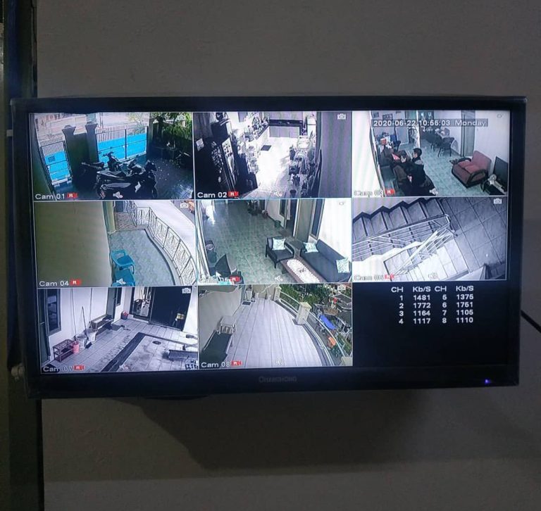 Instalasi CCTV & TV @ Citra Garden 1, Pegadungan, Kalideres, Jakarta Barat, DKI Jakarta