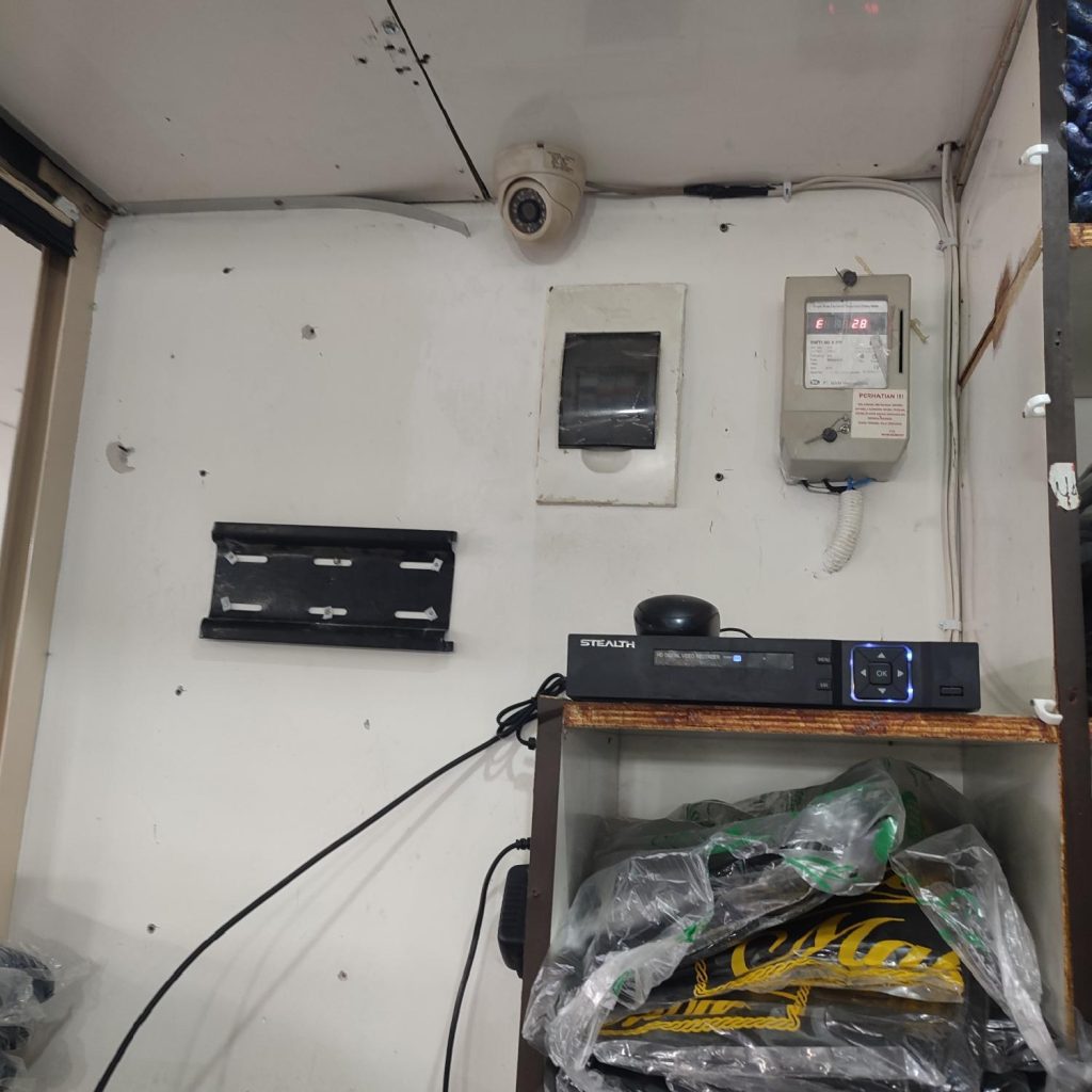 Instalasi CCTV & TV @ Kerubumi, Pasar Senen Blok III, Senen, Jakarta Pusat, DKI Jakarta