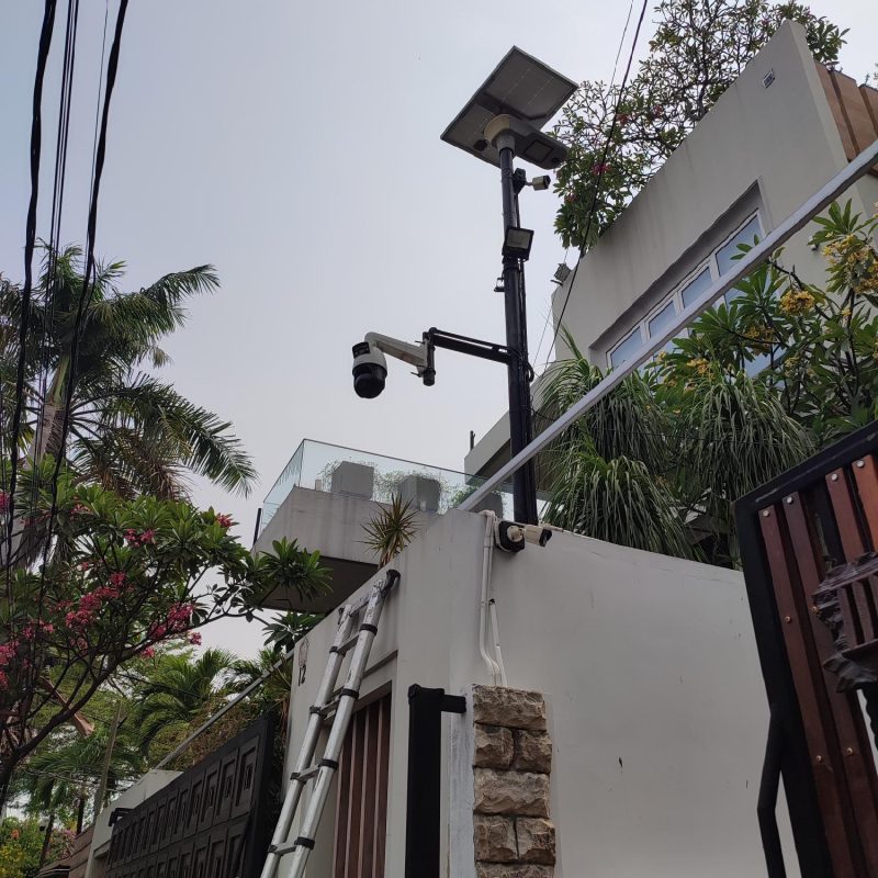 Instalasi IP PTZ CCTV, Outdoor Access Point, & Networking @ Sunrise Garden, Kebon Jeruk, Jakarta Barat, DKI Jakarta