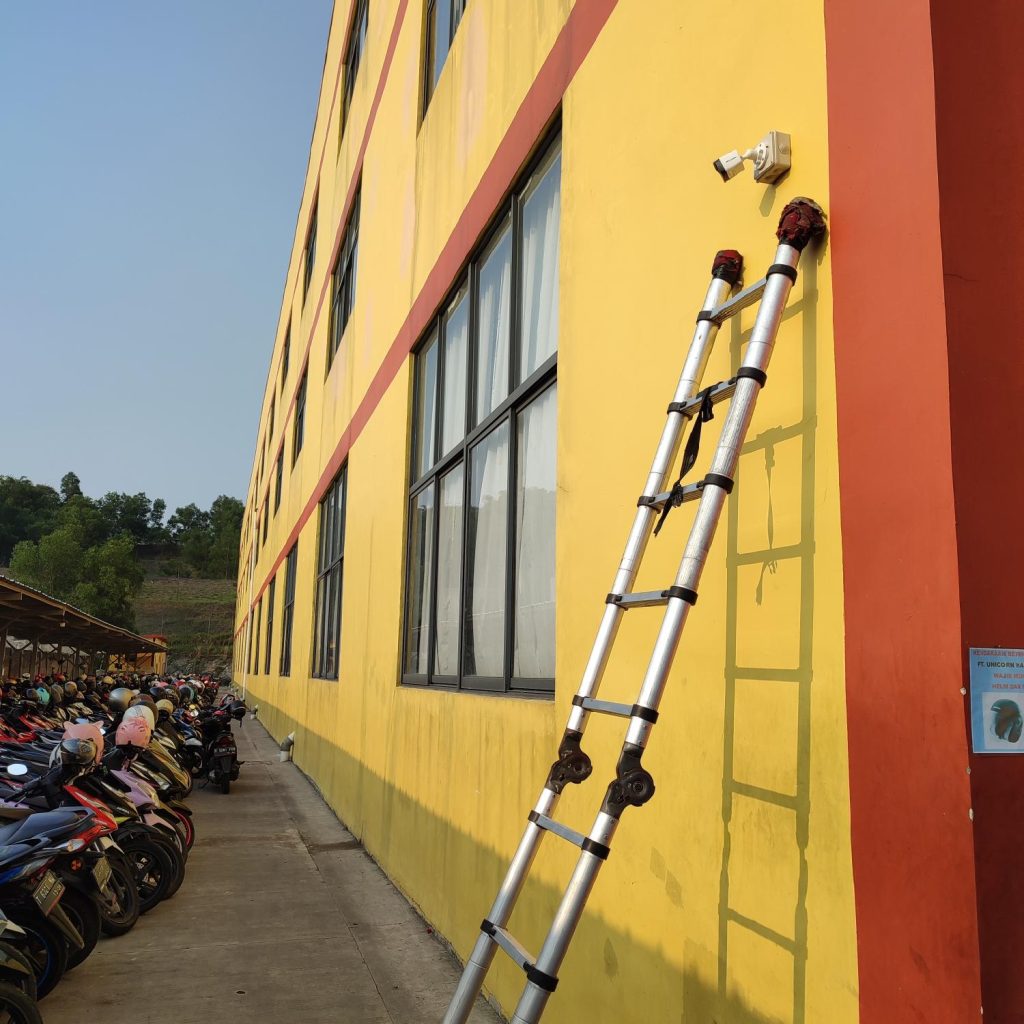 Instalasi IP CCTV @ PT. Unicorn Handbag Factory, Telukjambe Barat, Karawang, Jawa Barat
