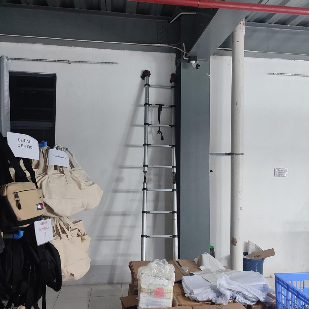 Instalasi IP CCTV @ PT. Unicorn Handbag Factory, Telukjambe Barat, Karawang, Jawa Barat